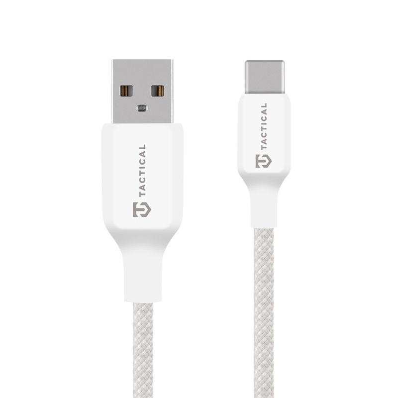 Taktikai varrószál kábel USB-A/USB-C 2m fehér