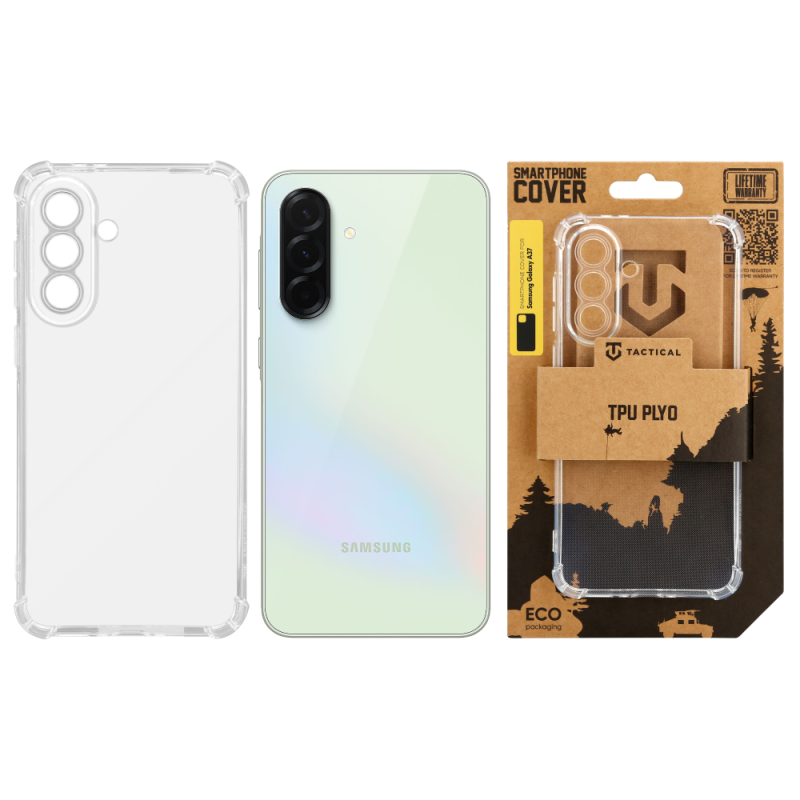 Taktikai TPU Plyo Cover for Samsung Galaxy A37 átlátszó