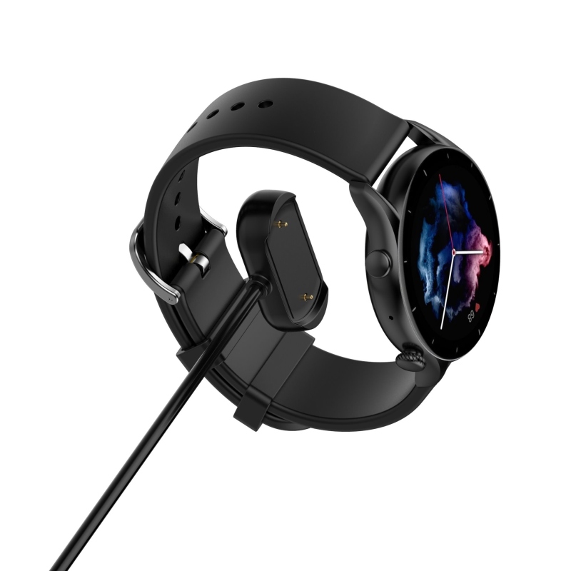 Taktikai USB töltőkábel Amazfit GTR3/GTR3 PRO/GTS3/T-Rex 2 készülékhez