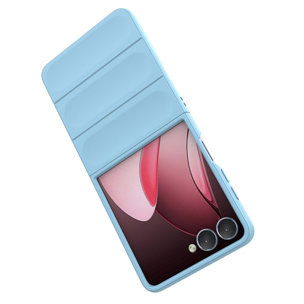 Rugg tartós zselés tok Samsung Galaxy Z Flip7 5G - világoskék színben