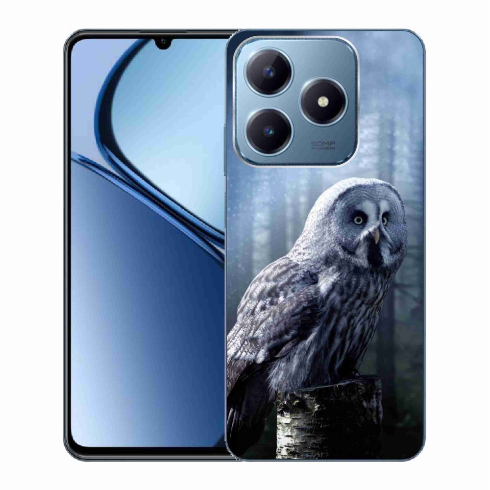 Zselés borítás mmCase a Realme C63 készülékhez - bagoly