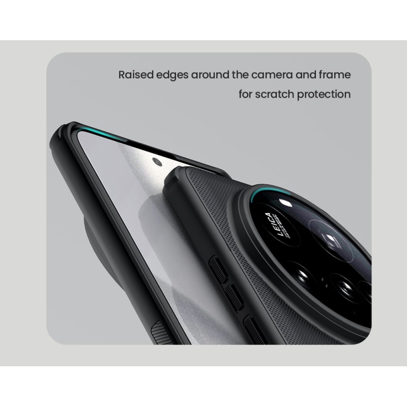 Nillkin Super Frosted PRO mágneses hátlap Xiaomi 15 Ultra Fekete