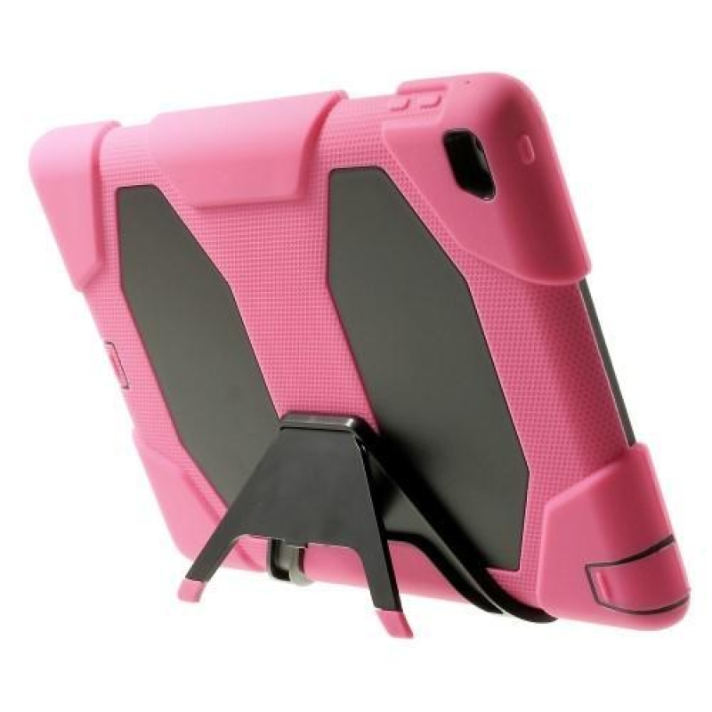 Tarry hibrid tartós tok állvánnyal iPad Air 2 készülékhez - rózsaszín