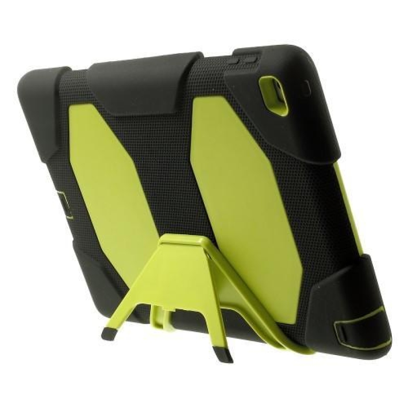 Tarry hibrid tartós tok állvánnyal iPad Air 2 készülékhez - zöld