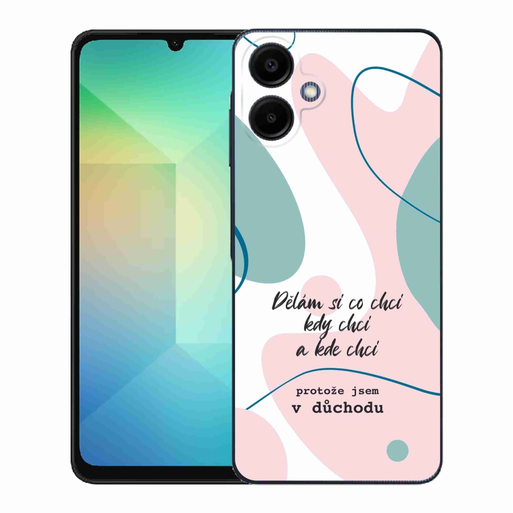 Gél borító mmCase Samsung Galaxy A06 4G - vicces szöveg 10 fehér háttér
