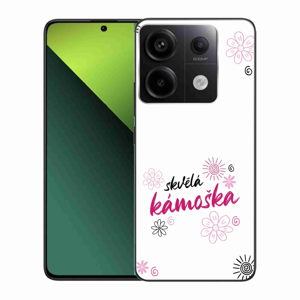 Gél borítás mmCase a Xiaomi Redmi Note 13 Pro 5G/Poco X6 5G - nagyszerű haver fehér háttérrel