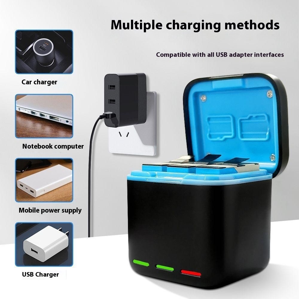 Praktikus töltőállomás és tárolótok GoPro Hero 13 kamerához