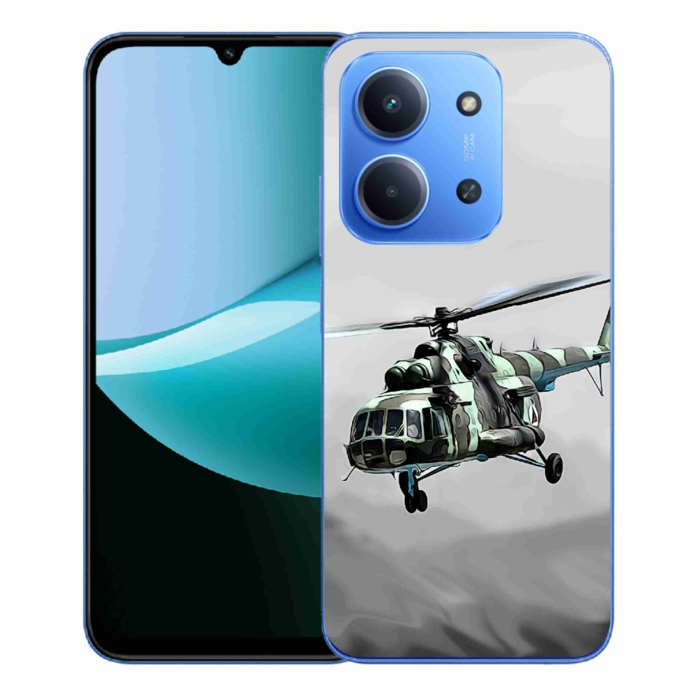 Gél borító mmCase a Xiaomi Redmi 15C 4G/5G (173mm) - katonai helikopterhez