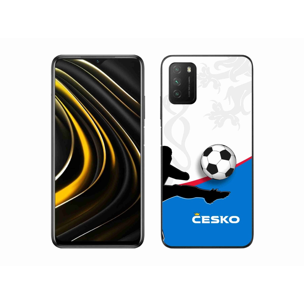 Gél borítás mmCase a Xiaomi Poco M3-hoz - futball Csehország 3