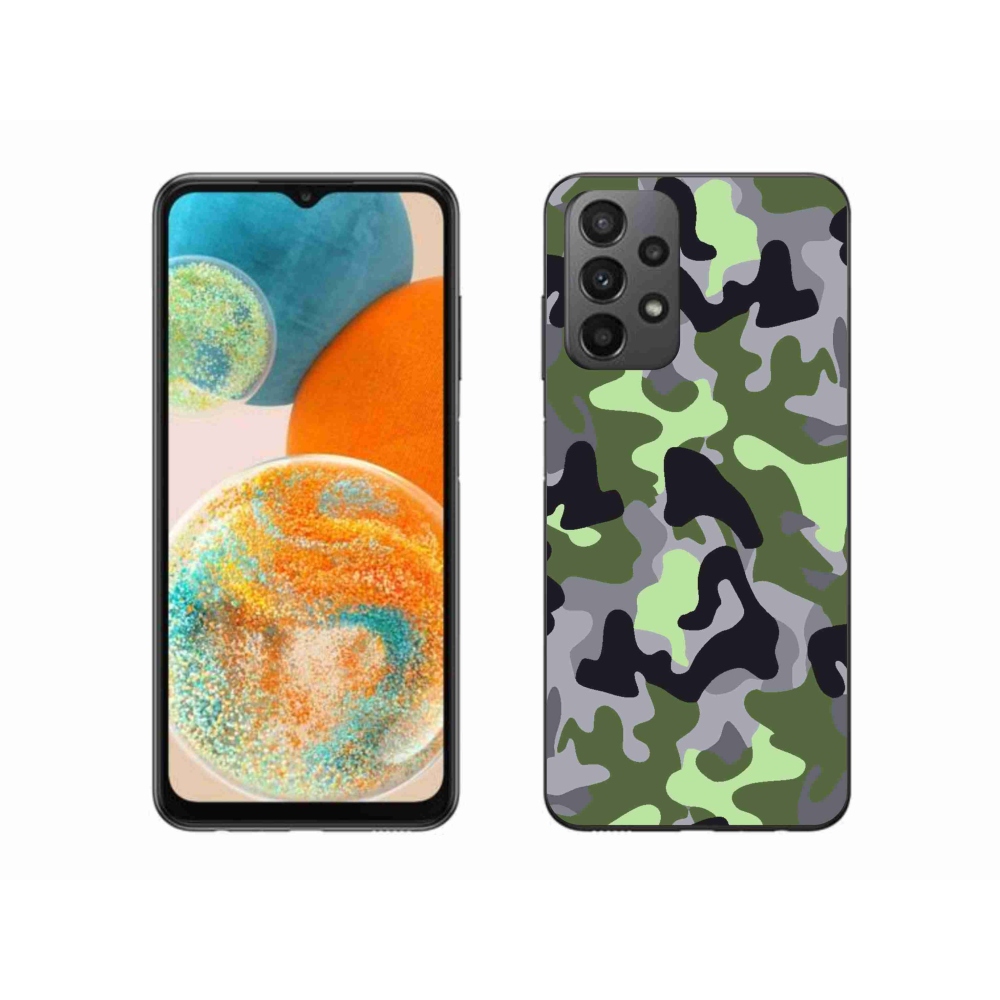 Zselés borítás mmCase Samsung Galaxy A23 4G/5G - terepszínű mintázat 7