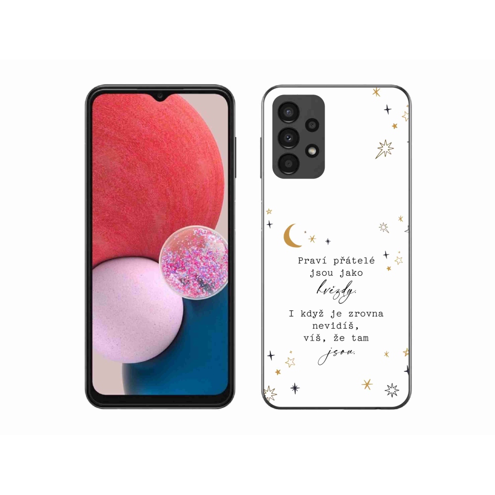 Gél borítás mmCase Samsung Galaxy A13 4G - idézem 6 fehér háttérrel