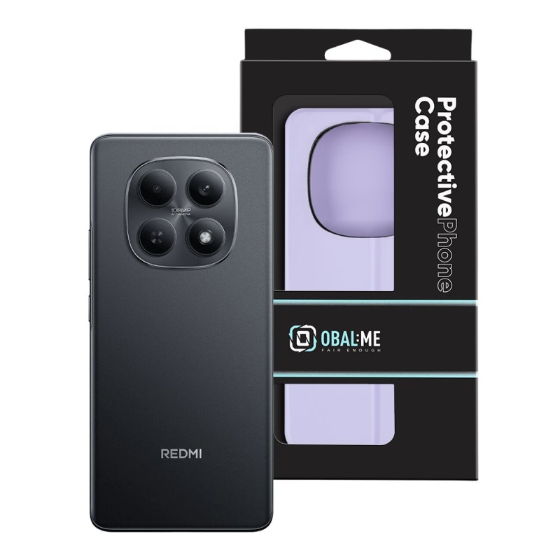 Csomag:ME SmoothTouch tok Xiaomi Redmi Note 15 4G/5G/Poco M8 5G pasztell lila tokhoz