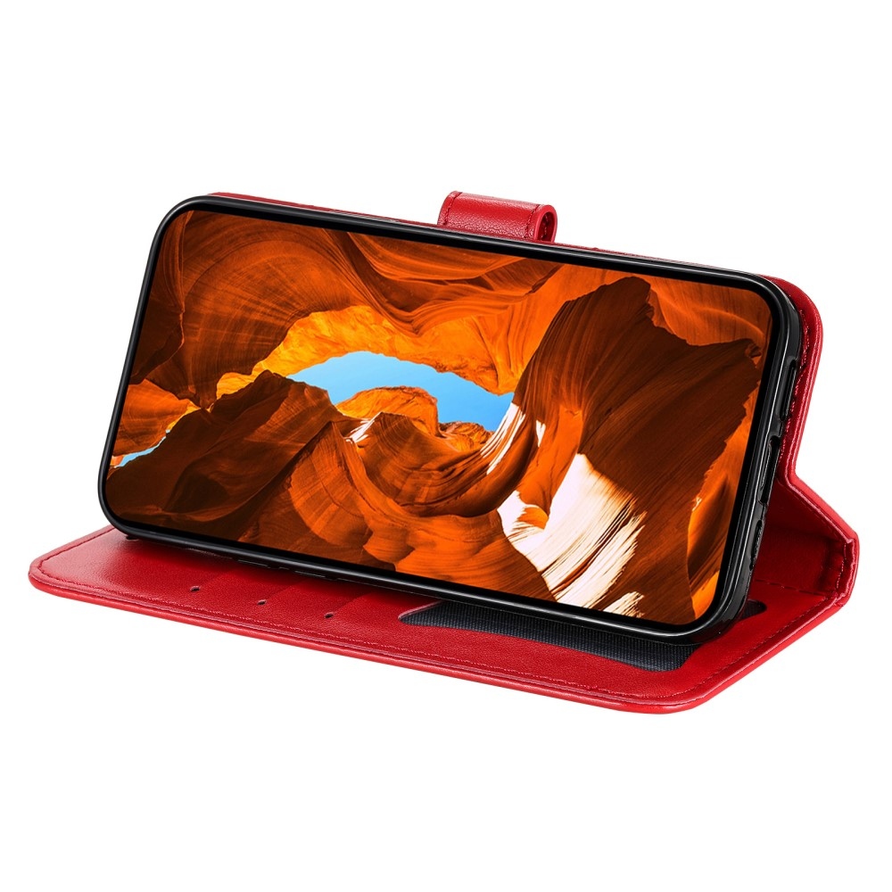 Mandala könyv tok a Xiaomi Poco X7 Pro 5G számára - piros