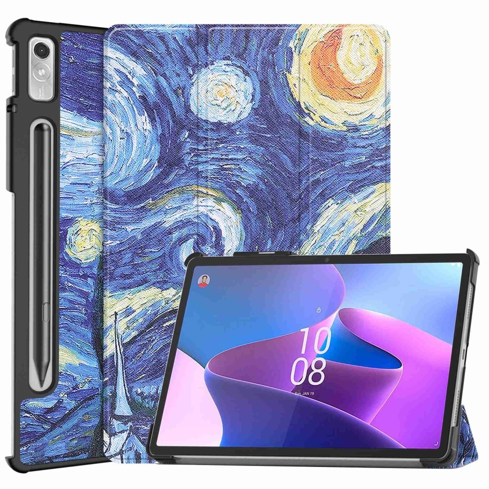 Print Smart Closing Case for Lenovo Tab P11 Pro (2.Gen) - olajfestmény