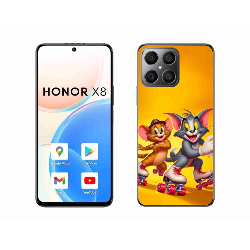 Gél borítás mmCase a Honor X8 4G-hez - tom and jerry