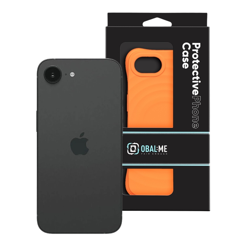 TOK: ME MagNetix Orbit tok az Apple iPhone 16e/17e-hez, narancssárga