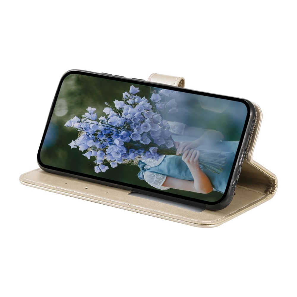 Mandala könyv tok Samsung Galaxy A26 5G - arany színben