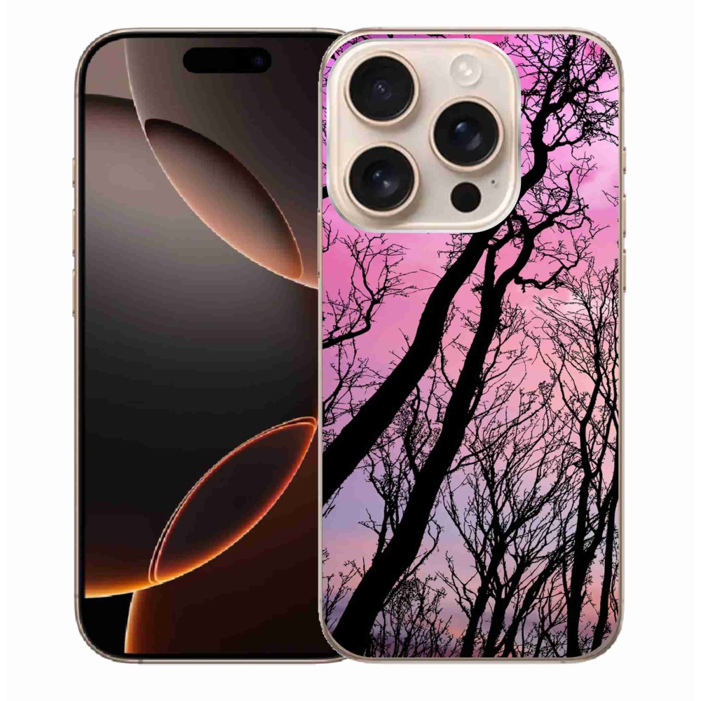 Gél tok mmCase iPhone 16 Pro Max készülékhez - kidőlt fák