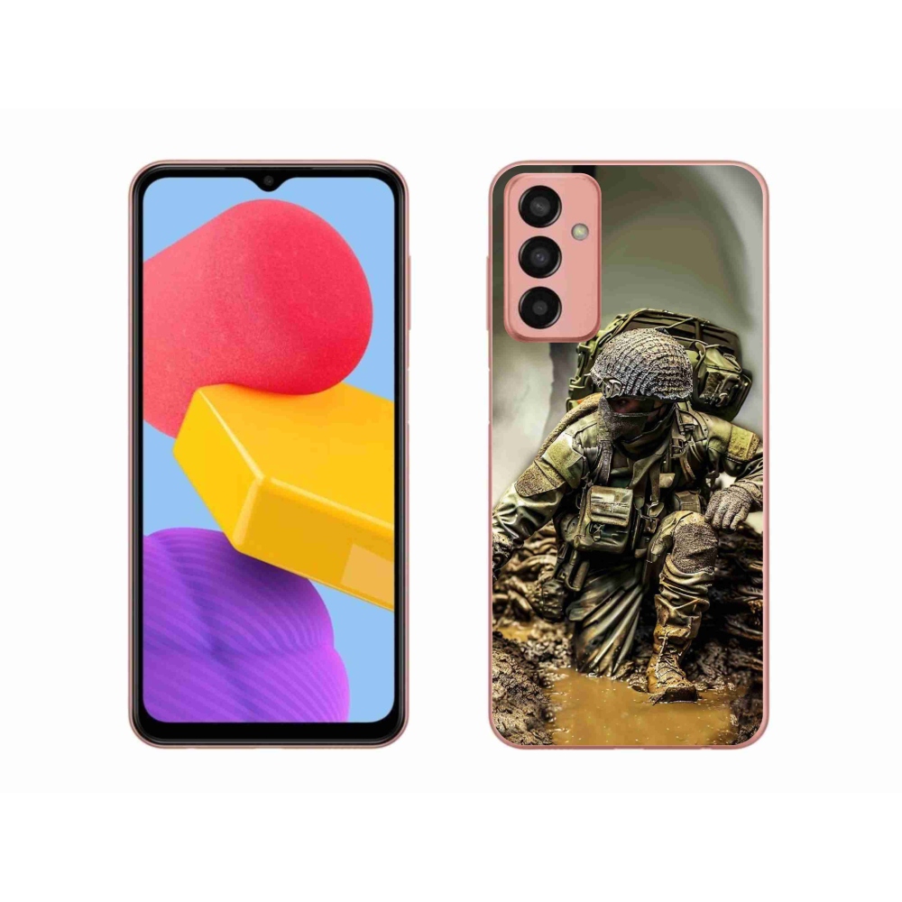 Gél védőhuzat mmCase Samsung Galaxy M13 - katonás