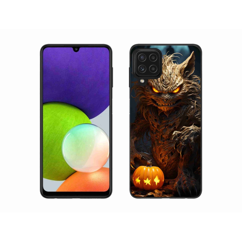Gél borítás mmCase Samsung Galaxy A22 4G - Halloween szörny - Samsung Galaxy A22 4G - Halloween szörny