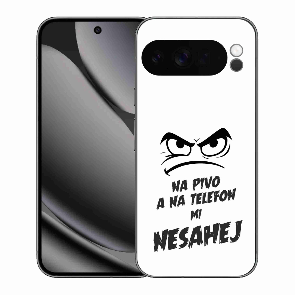 Gél borítás mmCase a Google Pixel 10 Pro XL-hez - sör motívum 2 fehér háttérrel