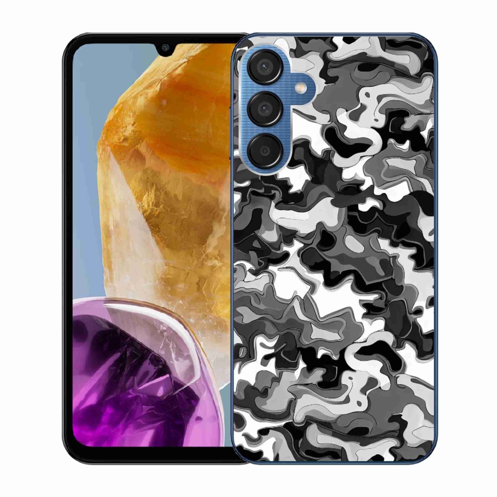 Gél védőhuzat mmCase Samsung Galaxy M15 5G - terepszínű mintázat 3