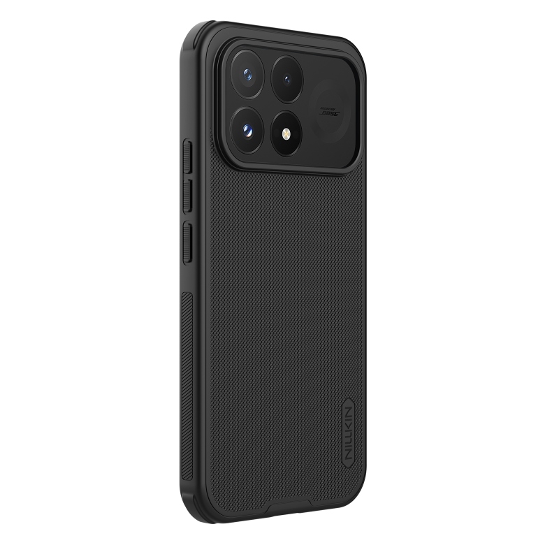 Nillkin Super Frosted PRO mágneses hátlap a Poco F9 Pro-hoz, fekete