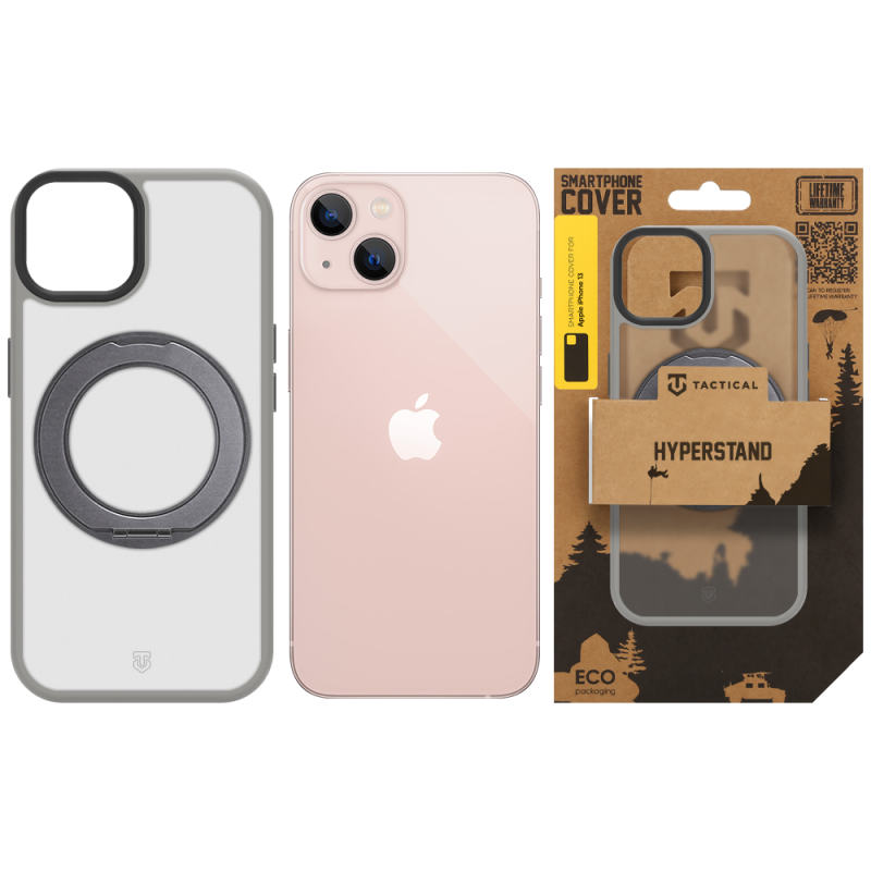 Tactical MagForce Hyperstand tok az Apple iPhone 13-hoz, világosszürke