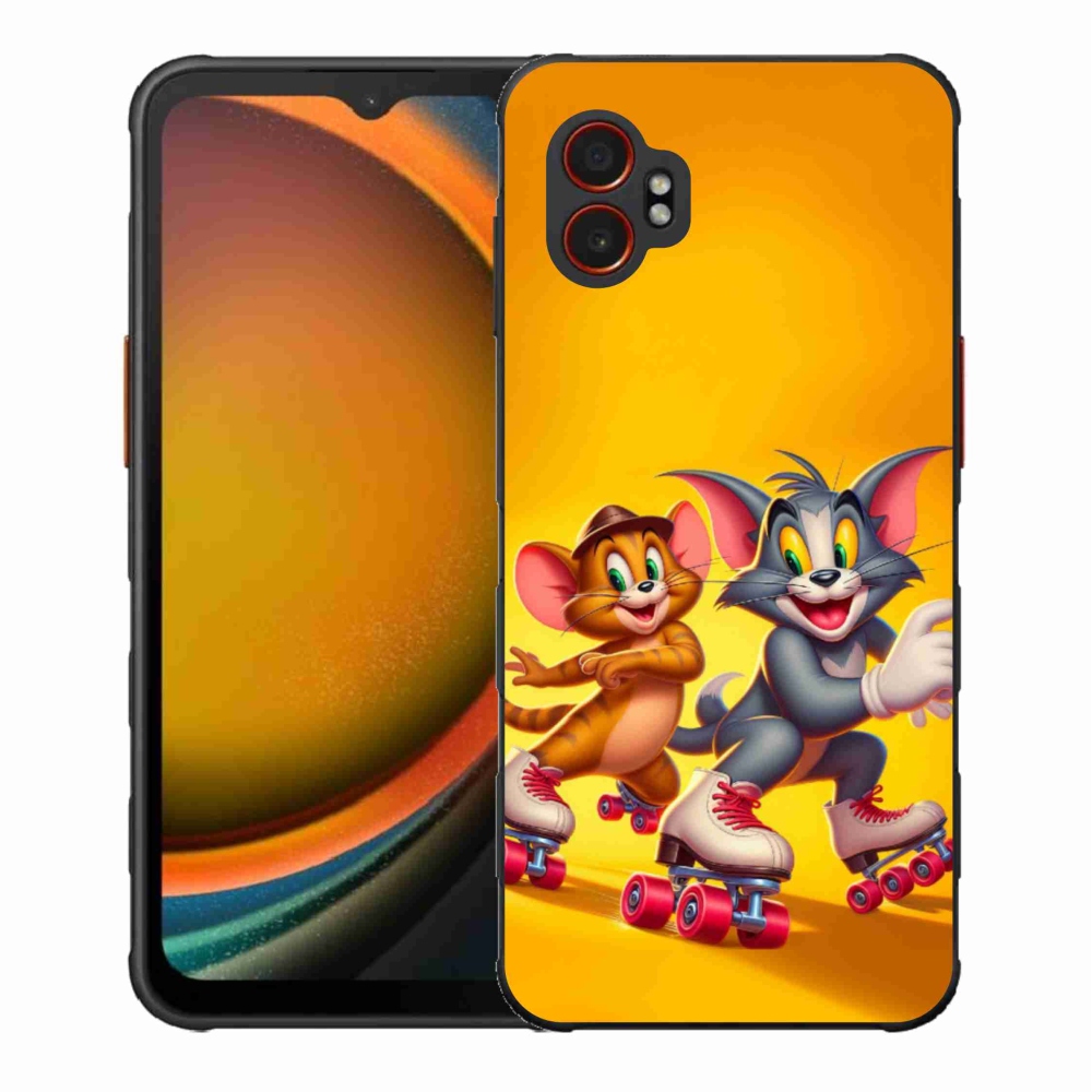 Gél borítás mmCase Samsung Galaxy Xcover 7 Pro készülékhez - tom and jerry