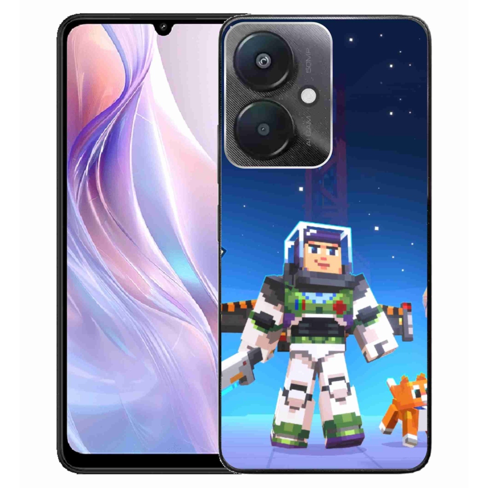 Gél borítás mmCase a Xiaomi Redmi 13C 5G-hez - minecraft 2