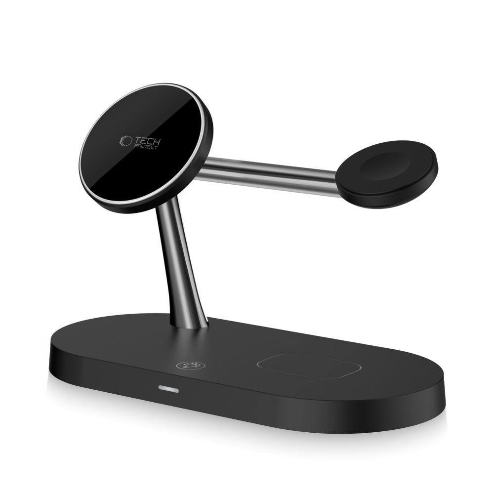 Tech-Protect A12 3in1 töltőállvány - fekete