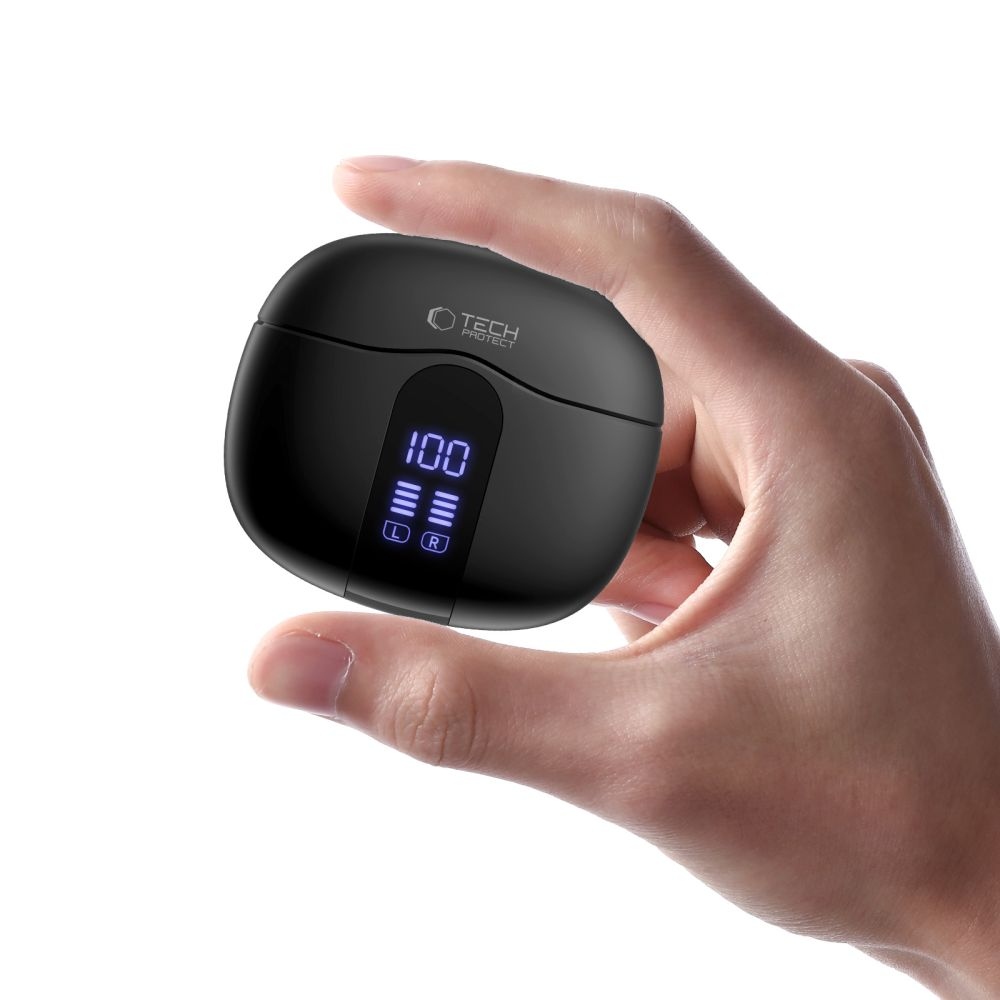 Tech-Protect UltraBoost TWS Earphone Core G2 vezeték nélküli fejhallgató - Fekete