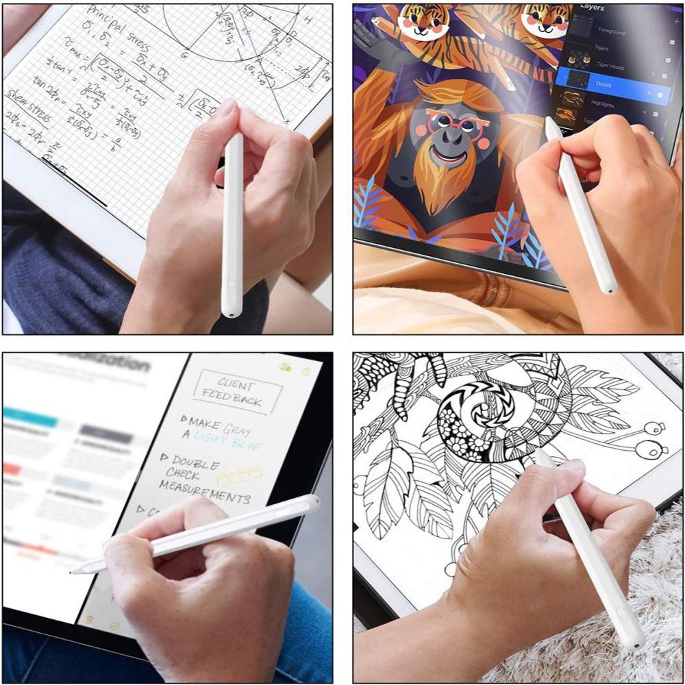 Tech-Protect Digitális mágneses toll iPad - fehér