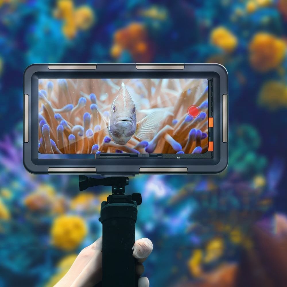 Tech-Protect IPX8 univerzális vízálló búvártáska - fekete