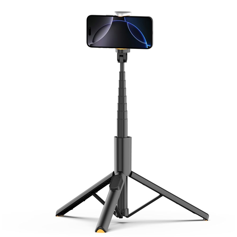 Tech-Protect L09S Bluetooth teleszkópos szelfibot állvánnyal - fekete