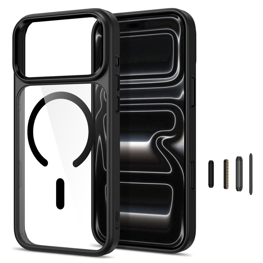 Tech-Protect Magmat MagSafe CC tok iPhone 17 Pro/18 Pro-hoz – fekete
