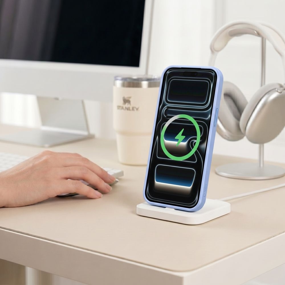 Tech-Protect Magmat MagSafe CC tok iPhone 17 Pro/18 Pro-hoz – világoskék