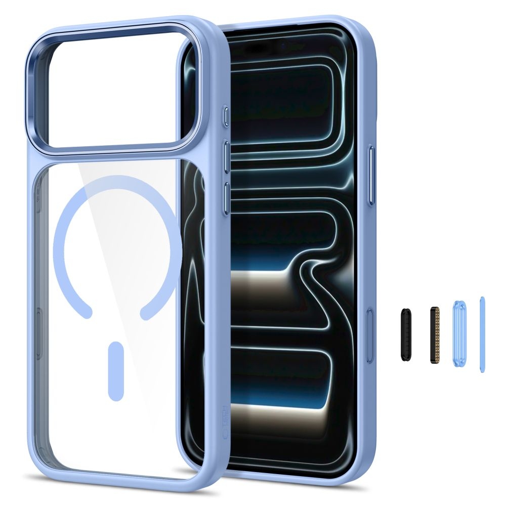Tech-Protect Magmat MagSafe CC tok iPhone 17 Pro/18 Pro-hoz – világoskék