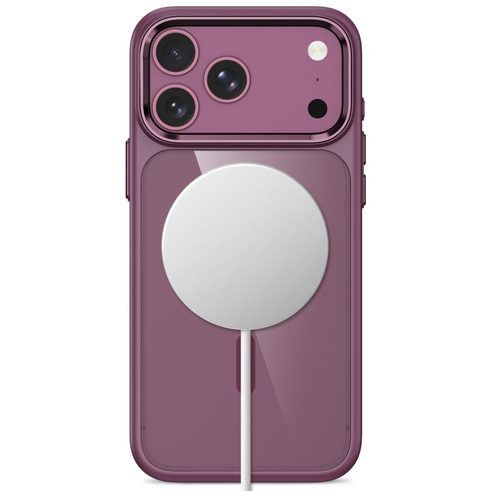 Tech-Protect Magmat MagSafe CC tok iPhone 17 Pro/18 Pro-hoz – bordó