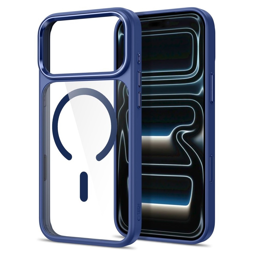Tech-Protect Magmat MagSafe CC tok iPhone 17 Pro Max/18 Pro Max készülékekhez – sötétkék