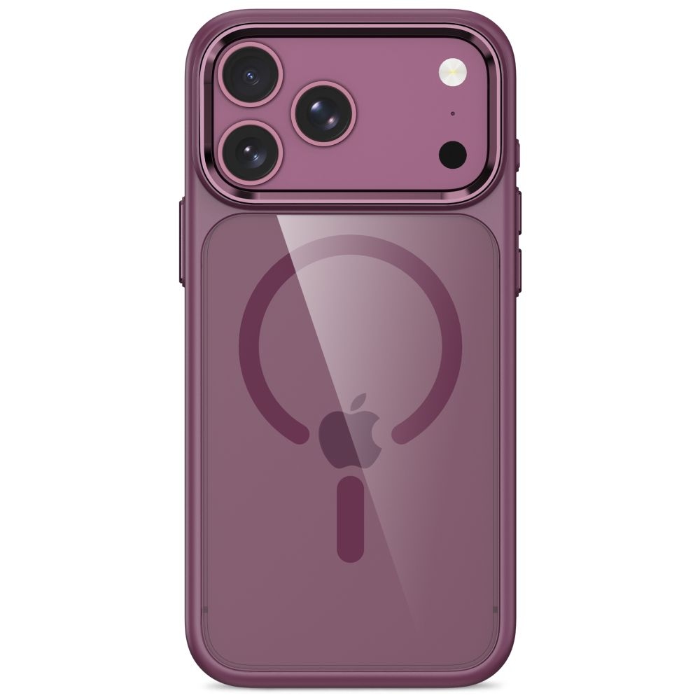 Tech-Protect Magmat MagSafe CC tok iPhone 17 Pro Max/18 Pro Max készülékekhez – bordó