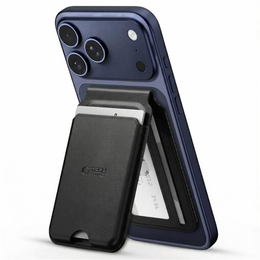 Tech-Protect Magsafe univerzális mágneskártyatartó - fekete