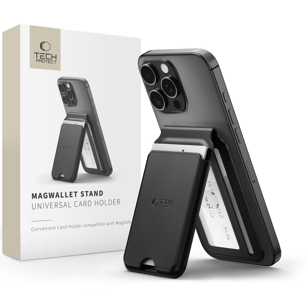 Tech-Protect Magsafe univerzális mágneskártyatartó - fekete
