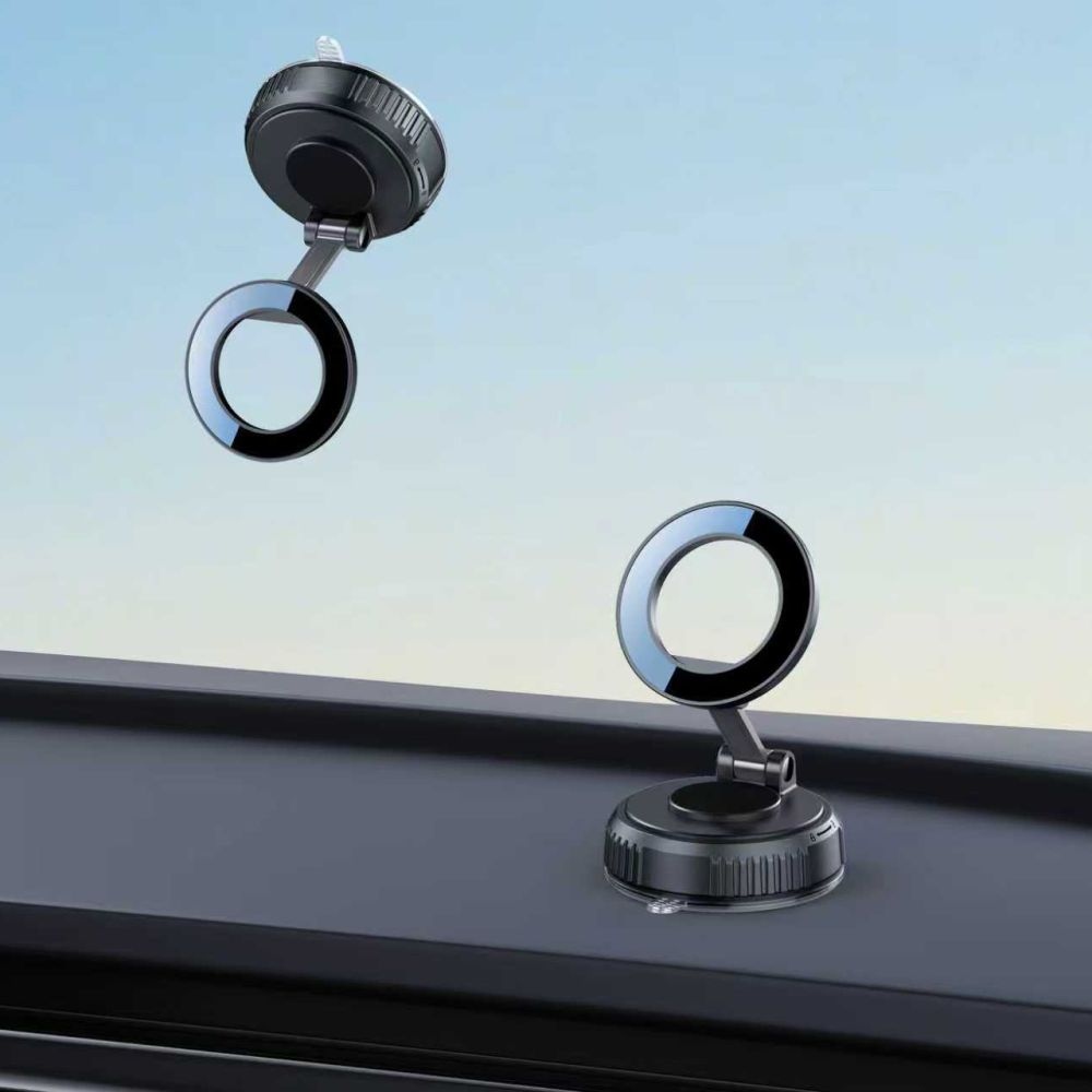 Tech-Protect N61 MagSafe autós tartó üveghez és műszerfalhoz - fekete