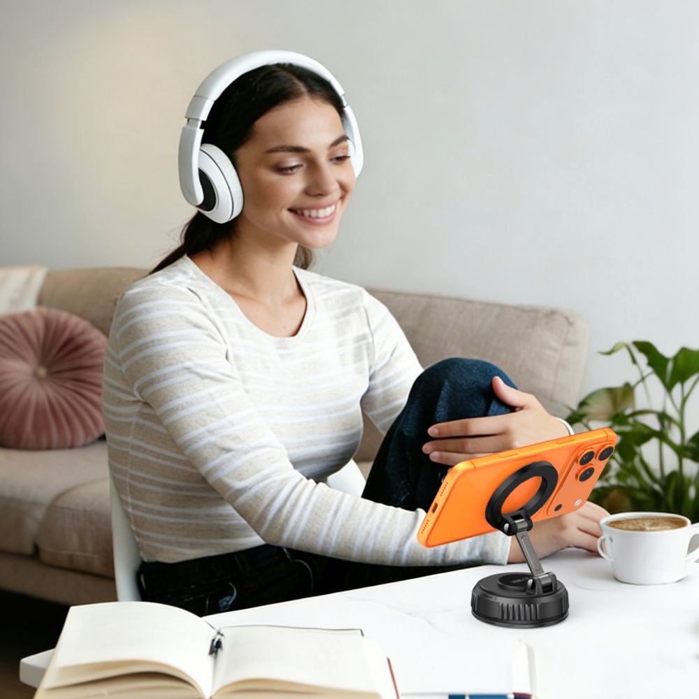 Tech-Protect N61 MagSafe autós tartó üveghez és műszerfalhoz - fekete