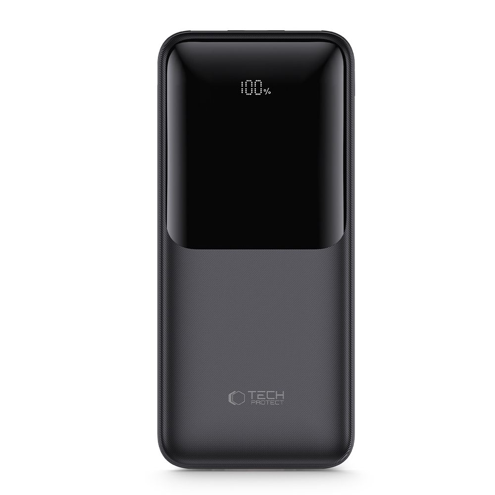Tech-Protect PB01 powerbank 10000mAh 22,5W - fekete színben