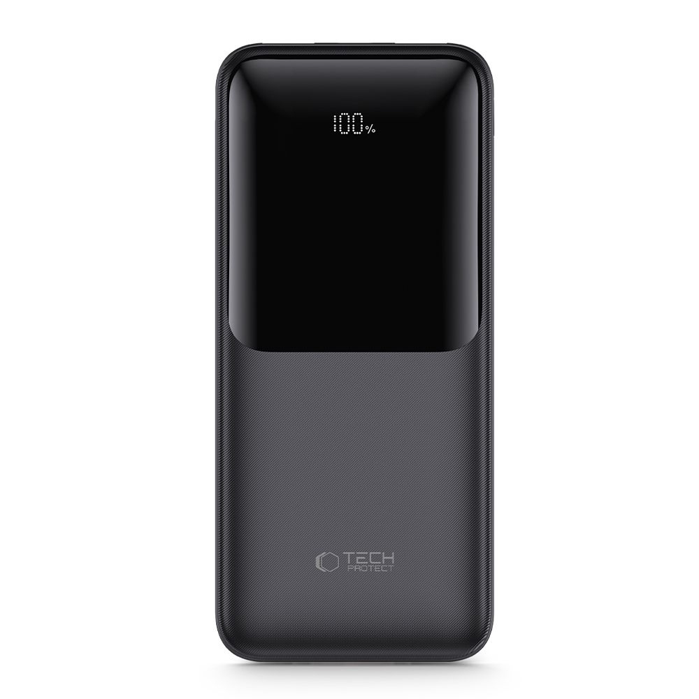Tech-Protect PB03 powerbank 30000mAh 22,5W - fekete színben