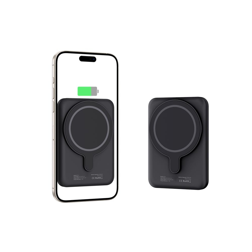 Tech-Protect PB10 LifeMag MagSafe Powerbank 5000 mAh 15W - fekete színben