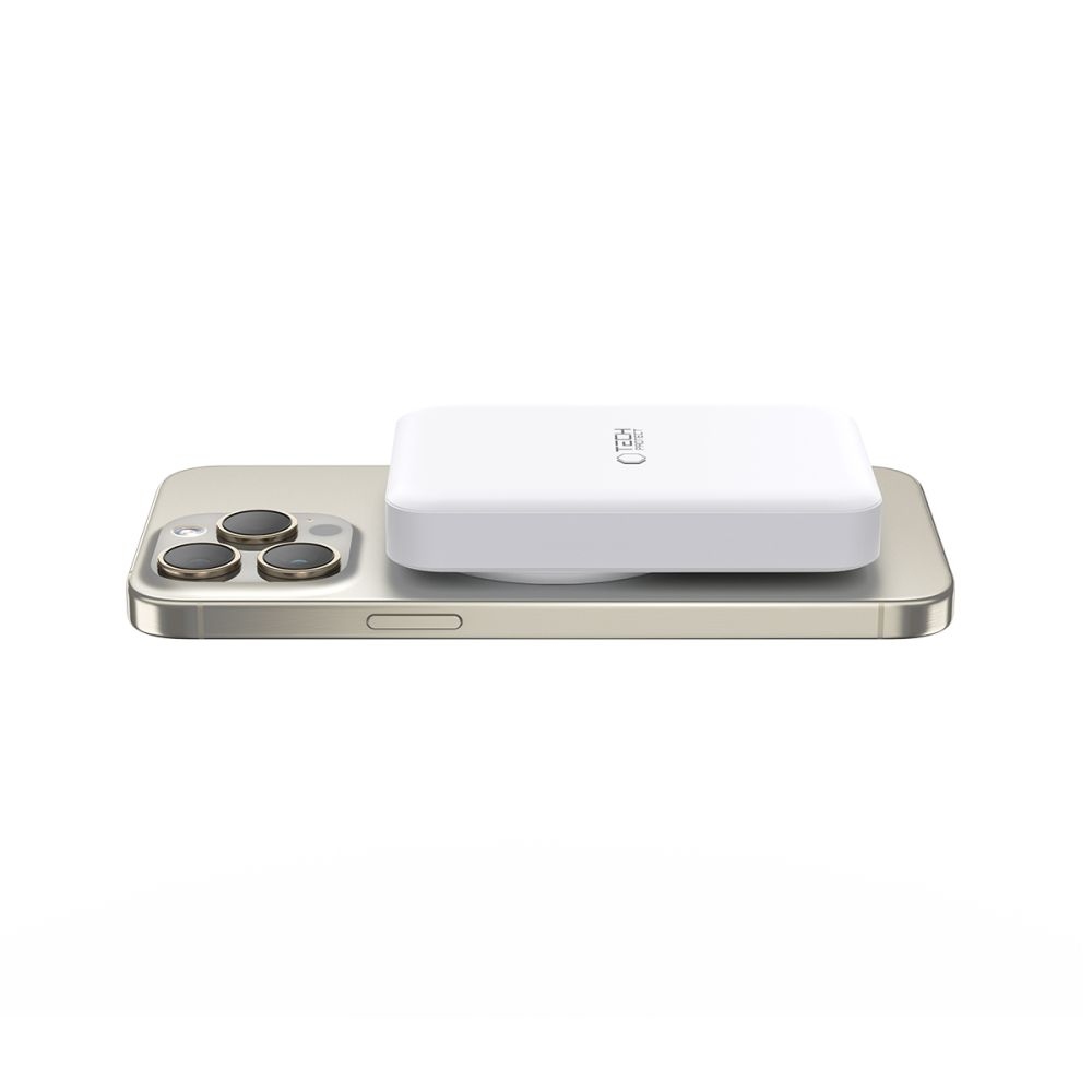 Tech-Protect PB11 LifeMag MagSafe Powerbank 10000 mAh 15W - fehér