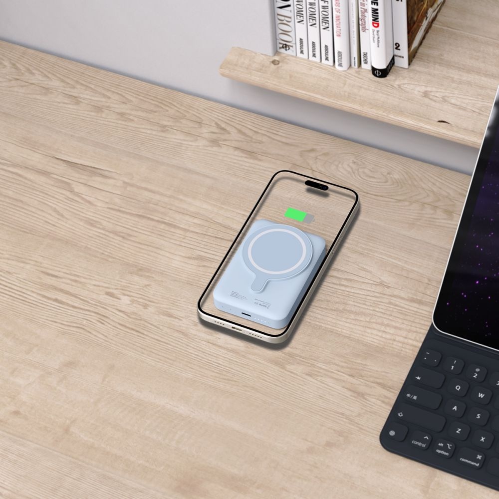 Tech-Protect PB11 LifeMag MagSafe Powerbank 10000 mAh 15W - kék